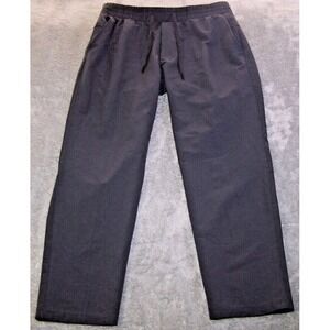 Roundtree & Yorke Pants Men's Large 33X27 Athletic Black